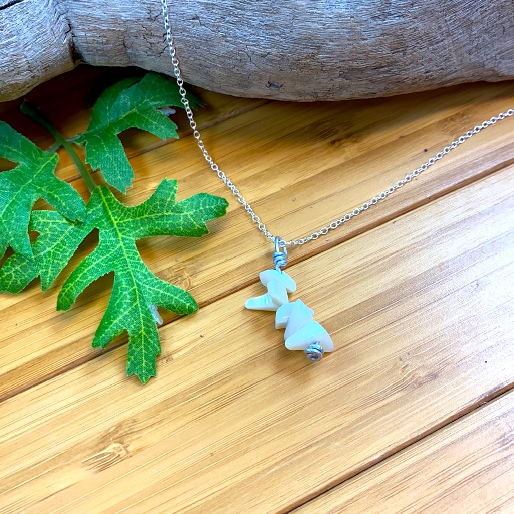 Handmade Rock Stack Chain Necklace